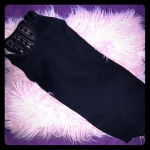 Black lace tank!!